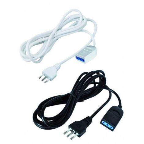 Extensión lineal Vigor M/F 10A 3X0,75 mm² 5 m Negro