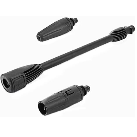 Extensión para pistola pulverizadora de alta presión (paquete de 2), varilla de limpieza 2 en 1, nailon, 3000 PSI, entrada de 1/2", salida de 7/8", compatible con Karcher K2-K7