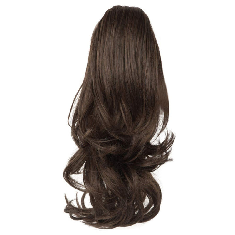 Extension queue de cheval bouclée, modèle 6A, pince longue pour coiffure