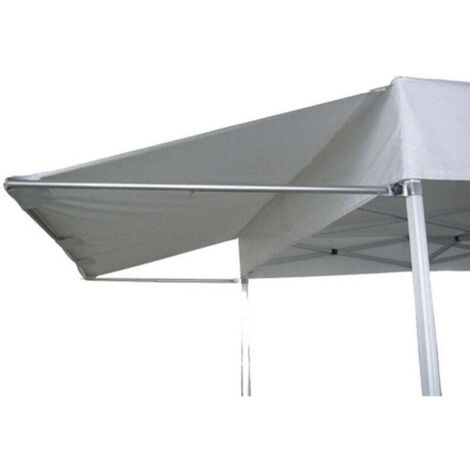 Extension soleil 4.5M pour tente pliante Pro Blanc