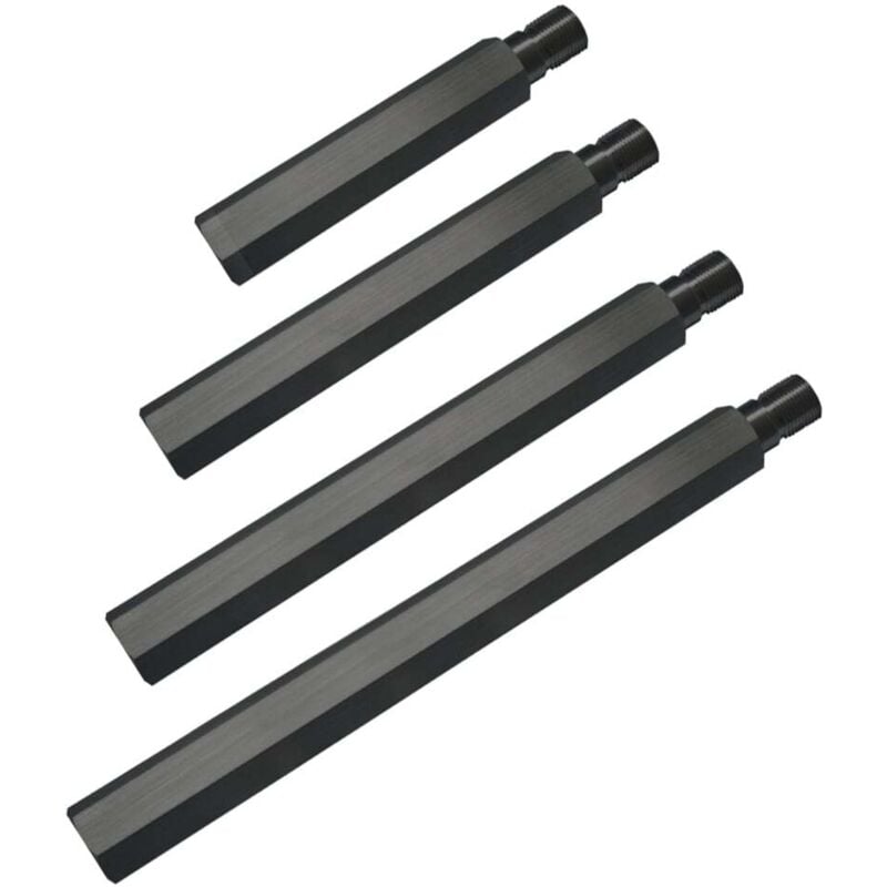 Extensions de couronnes de forage, adaptateurs de couronnes de forage, 1 1/4 UNC, longueur 400 mm, en acier 42Cr4 (DIN 1.7045), accessoires