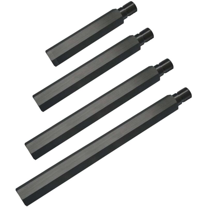 Extensions de couronnes de forage, adaptateurs de couronnes de forage, 1 1/4 unc, longueur 300 mm, en acier 42Cr4 (din 1.7045), accessoires