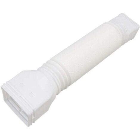 Extensions de Tuyau de Descente de Gouttière Rallonge de Tuyau de Descente Rétractable Rallonge de Tuyau de Descente Flexible Accessoires de Bec de Descente Fournitures de (Blanc)