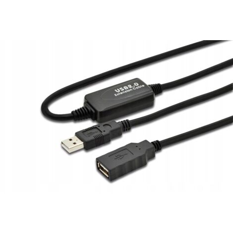 Extensor USB 2.0 MF activo MicroConnect de 5 m