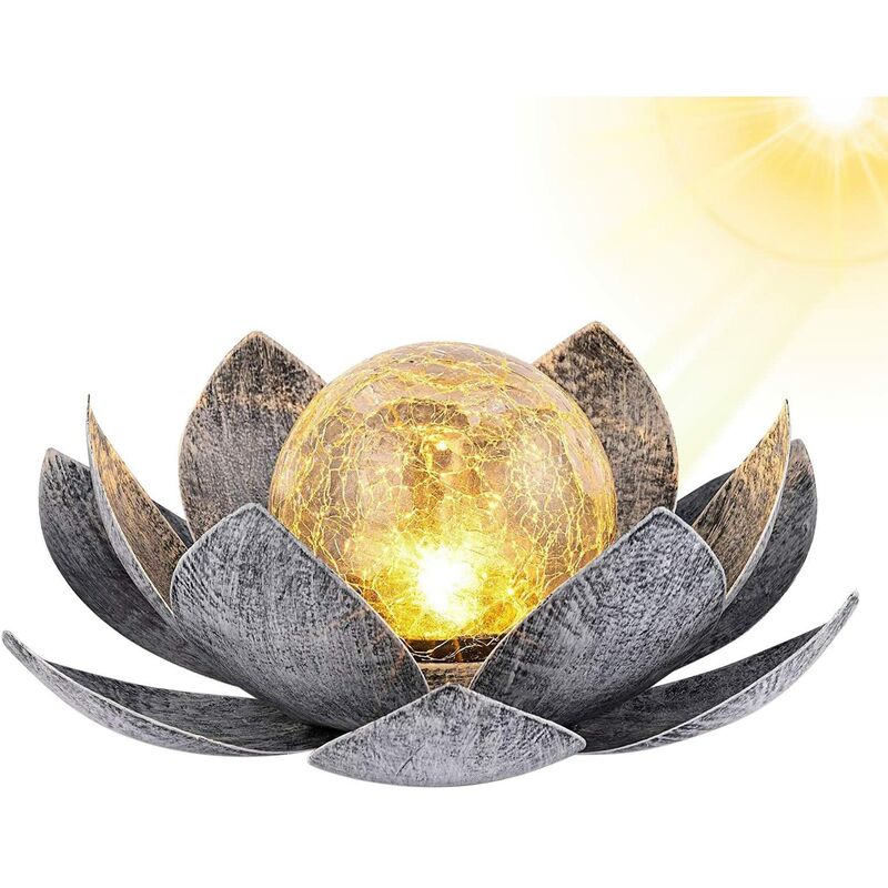 Jusch - Extérieur led Fleur De Lotus-Lumière De Bassin Souhaitant-Nénuphars Flottants Lumineux-Décor Piscine Jardin Mariage