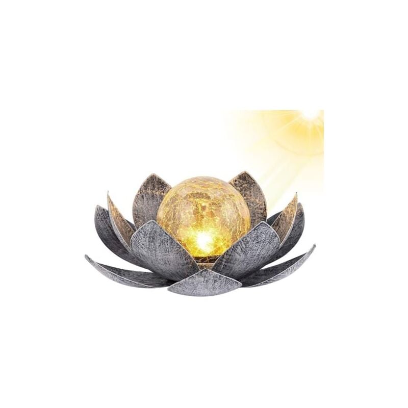 SNQ - Extérieur led Fleur De Lotus-Lumière De Bassin Souhaitant-Nénuphars Flottants Lumineux-Décor Piscine Jardin Mariage