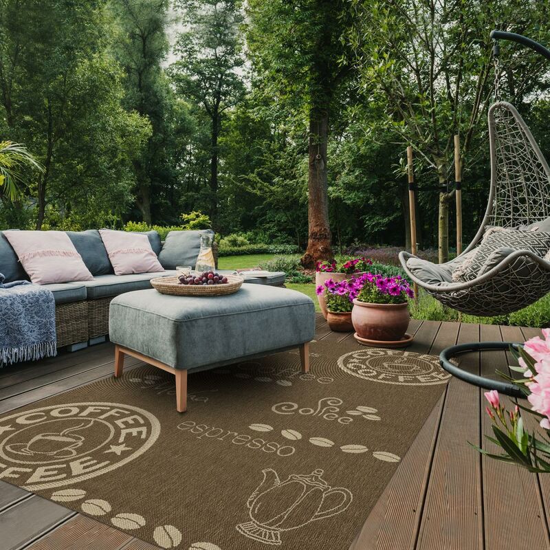 

Exterior Flori Ex Polypropylene Black Mat - Marron