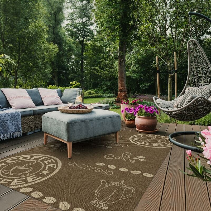 

Exterior Flori Ex Polypropylene Black Mat - Marron
