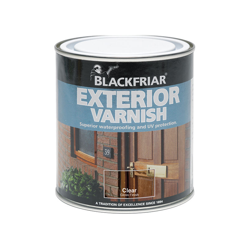 Blackfriar - BF0090002E3 Exterior Varnish UV77 Clear Satin 500ml BKFEVS500