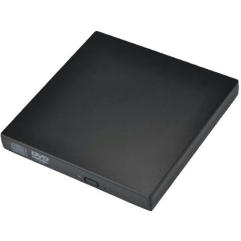 External DVD/Combo/DVD Drive Box, Optical Drive Enclosure, External Hard Drive Case, Laptop Storage Kit, Black