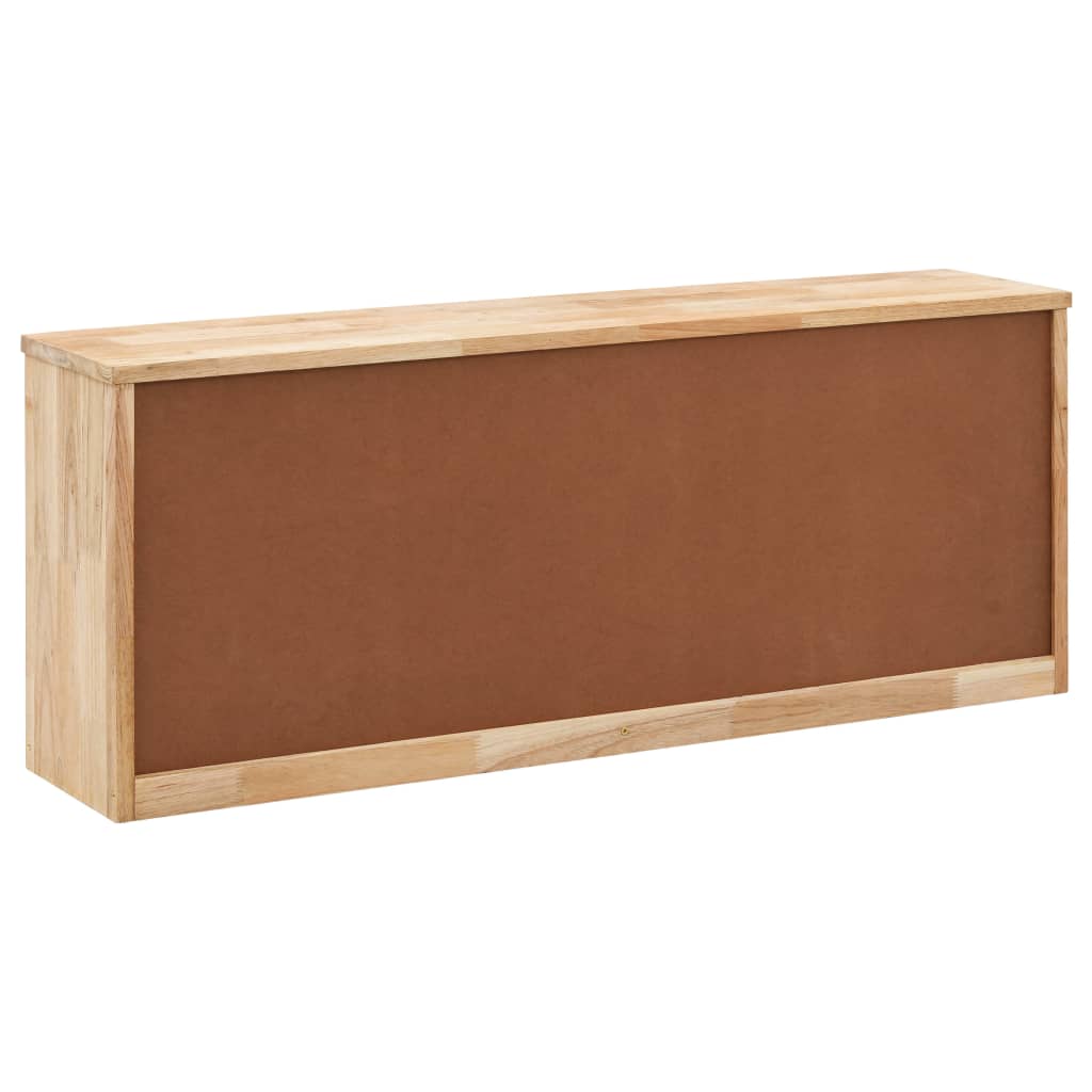Banco zapatero de madera maciza de nogal 94x20x38 cm