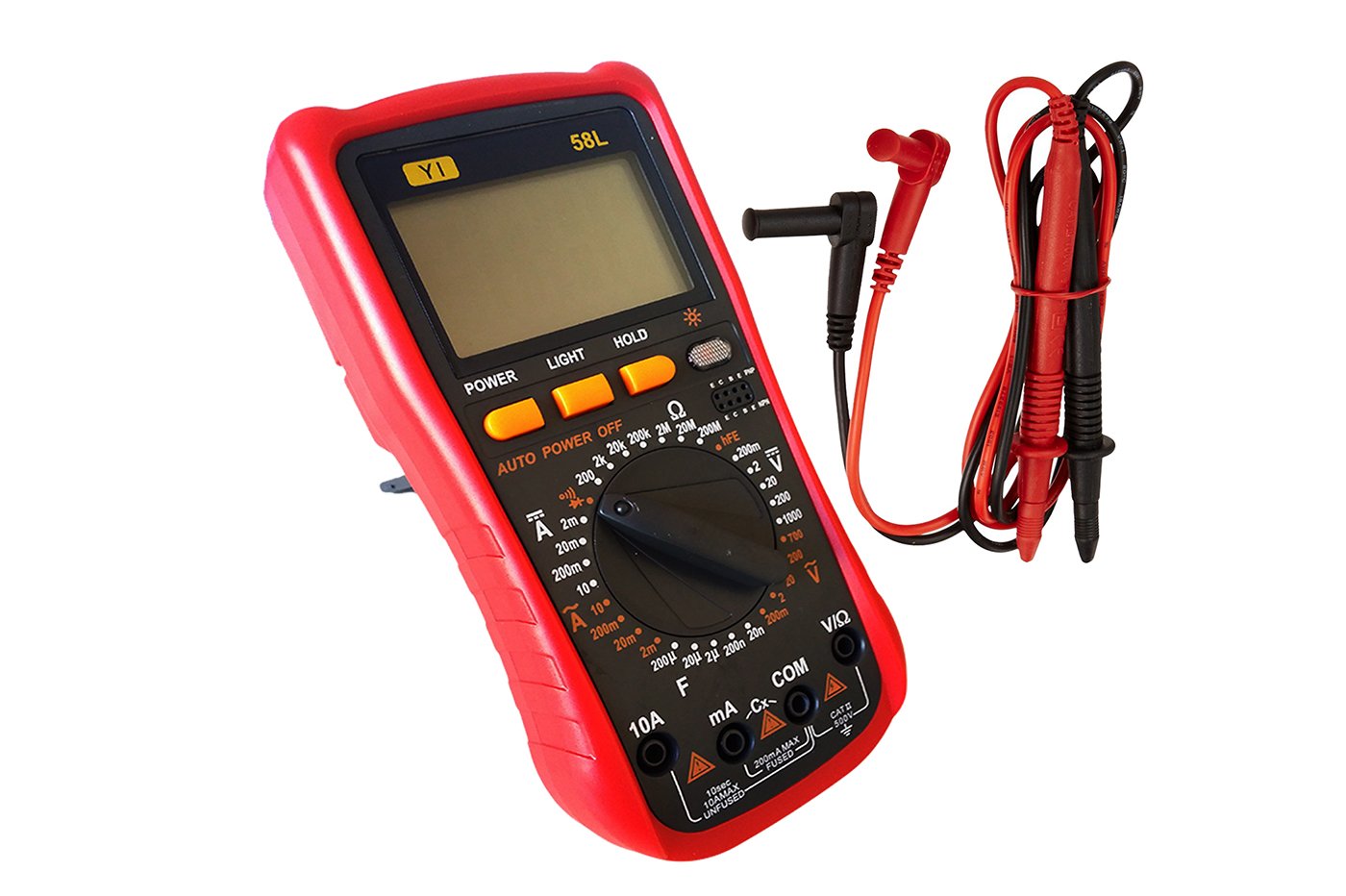 Multimetro Digitale Holdpeak HP-4070L – Misura Capacità, Induttanza, HFE, Resistenza – CAT III