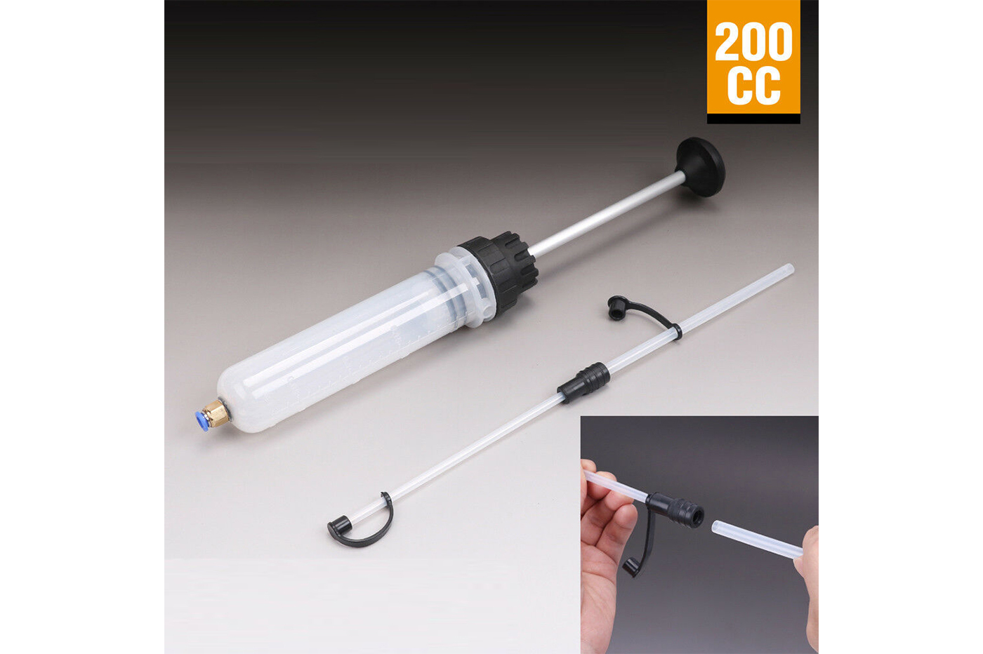 Siringa Per Olio, Siringa Di Aspirazione Olio-pompa Di Trasferimento 200cc Pompa Di Aspirazione Olio Olio