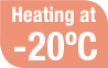 Calor a -15º/-20º/-25º