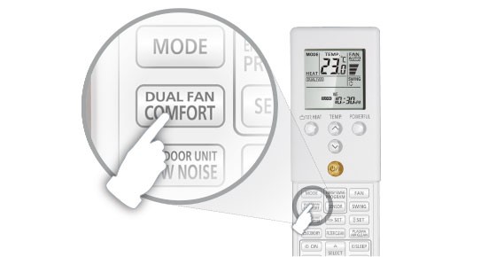 Dual Fan Comfort