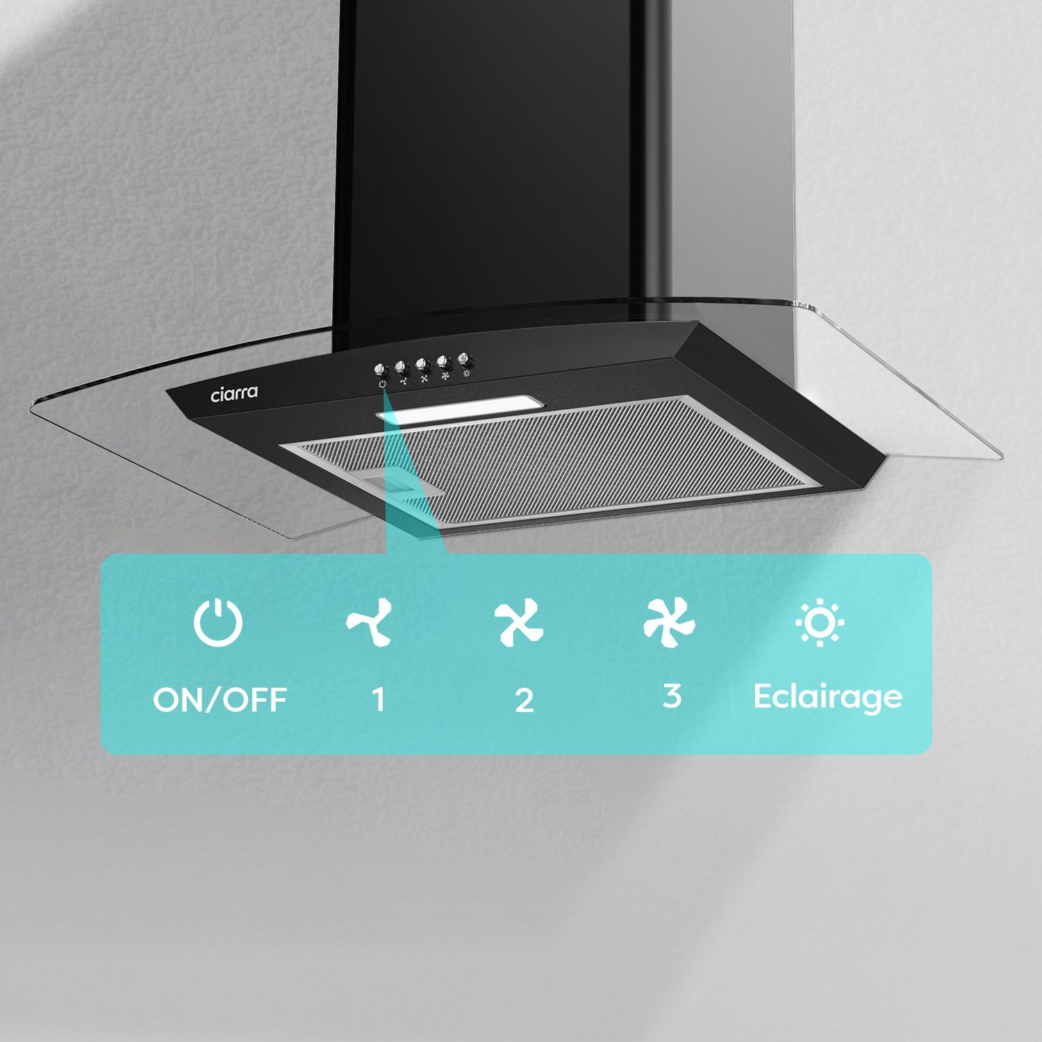 CIARRA HOTTE A RECYCLAGE OU EVACUATION