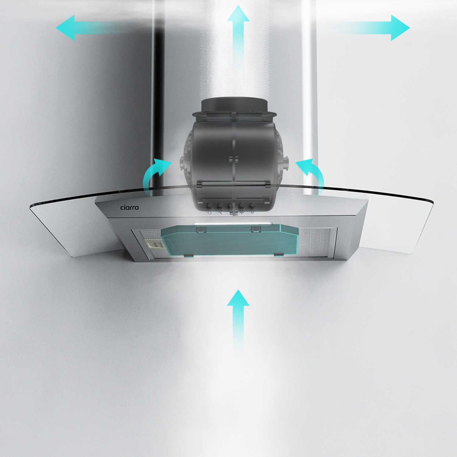 CIARRA HOTTE A RECYCLAGE OU EVACUATION