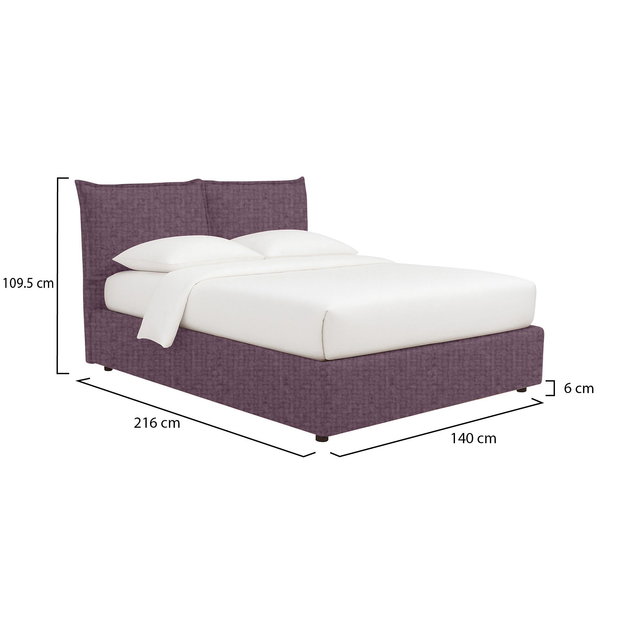 Letto piazza e mezza, dimensioni in cm e dettagli contenitore