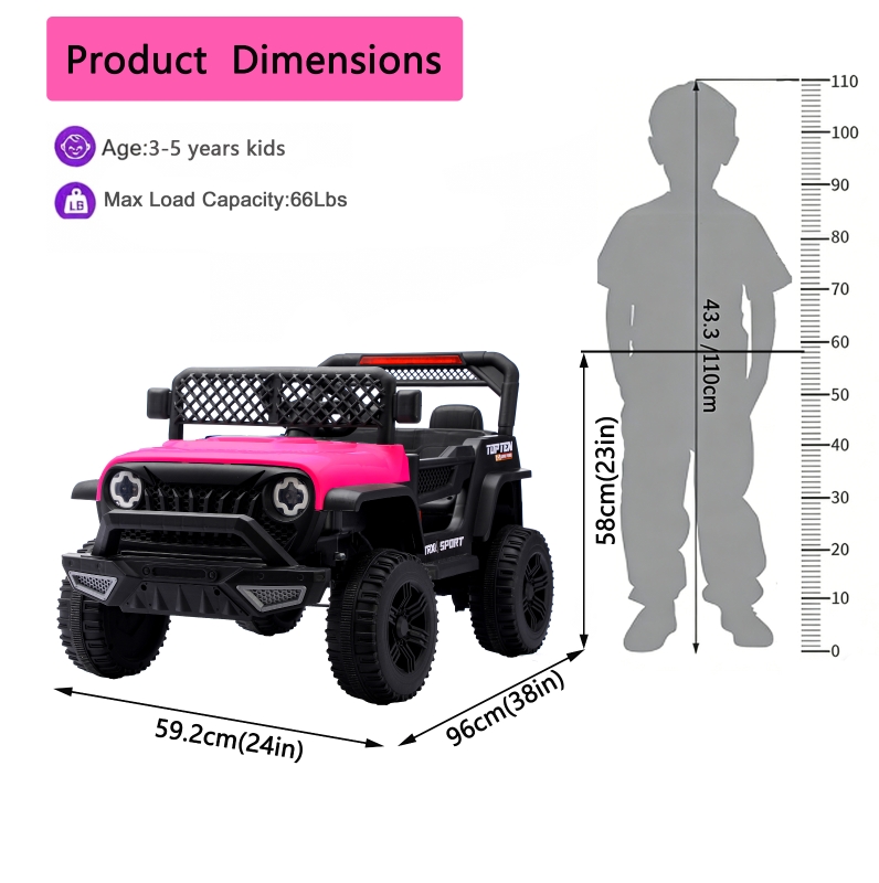 ride on car, kids electric car, riding toys for kids with remote control/independent swing  Amazing gift for 3~6 years boys/girls