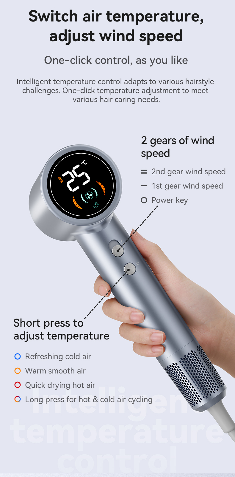 Embout concentrateur accessoire sèche‑cheveux