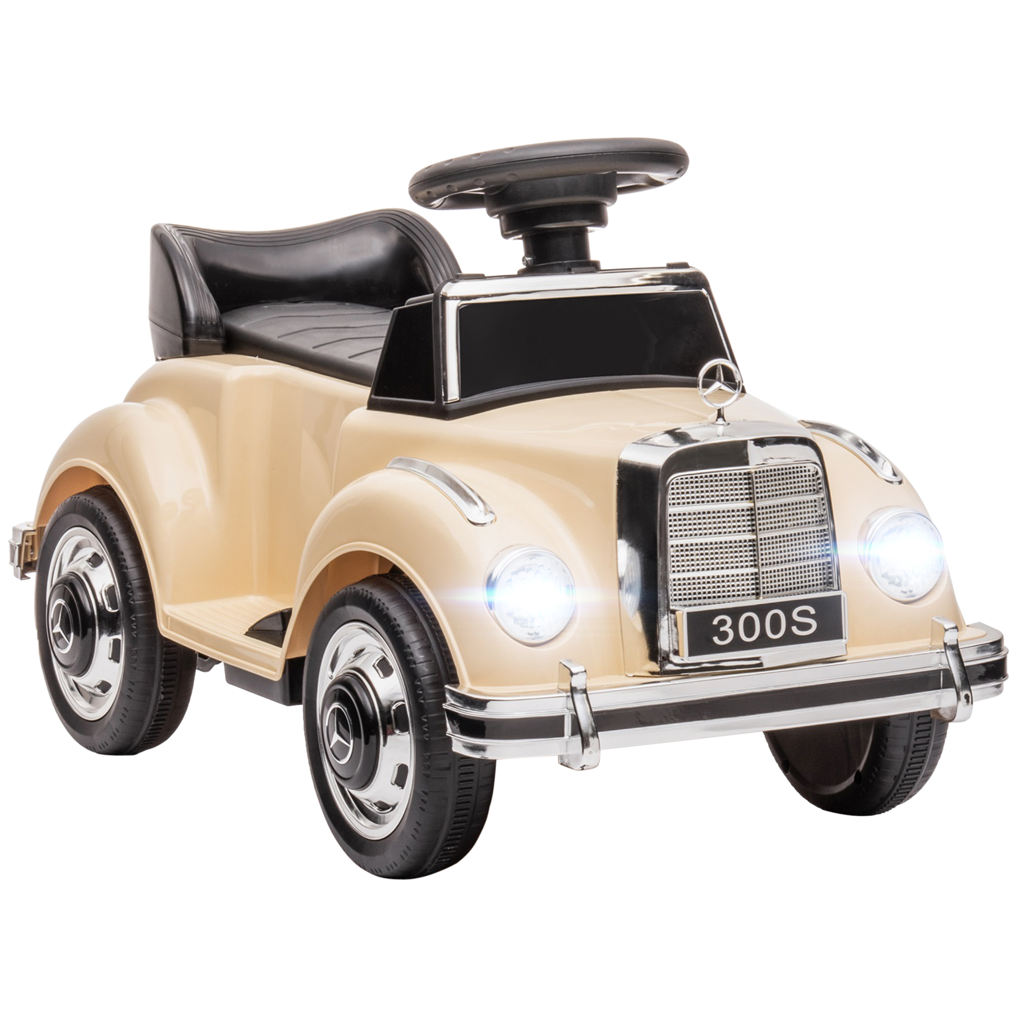 vista laterale Mercedes 300S