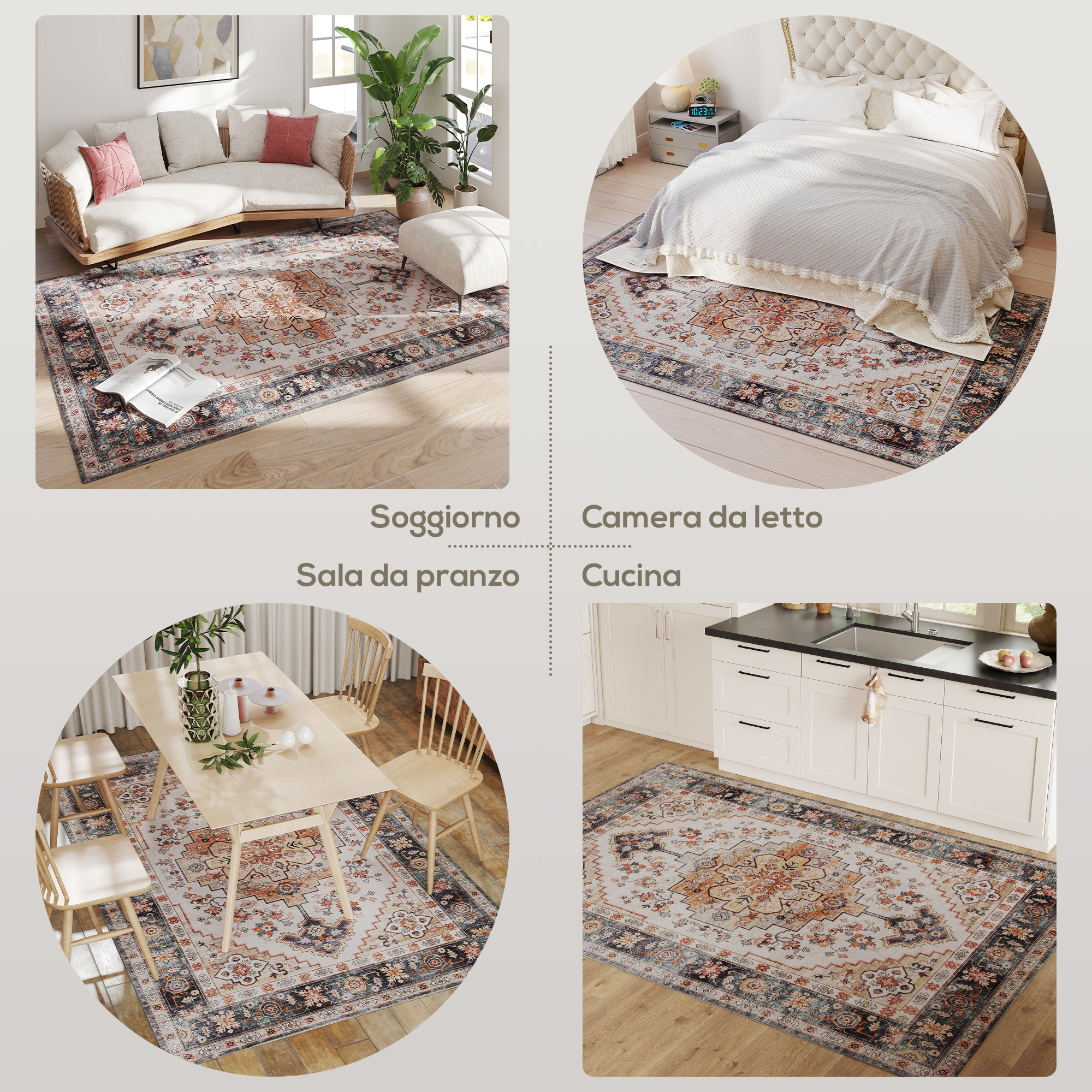 Base mixte coton‑TPR antidérapante, bords renforcés