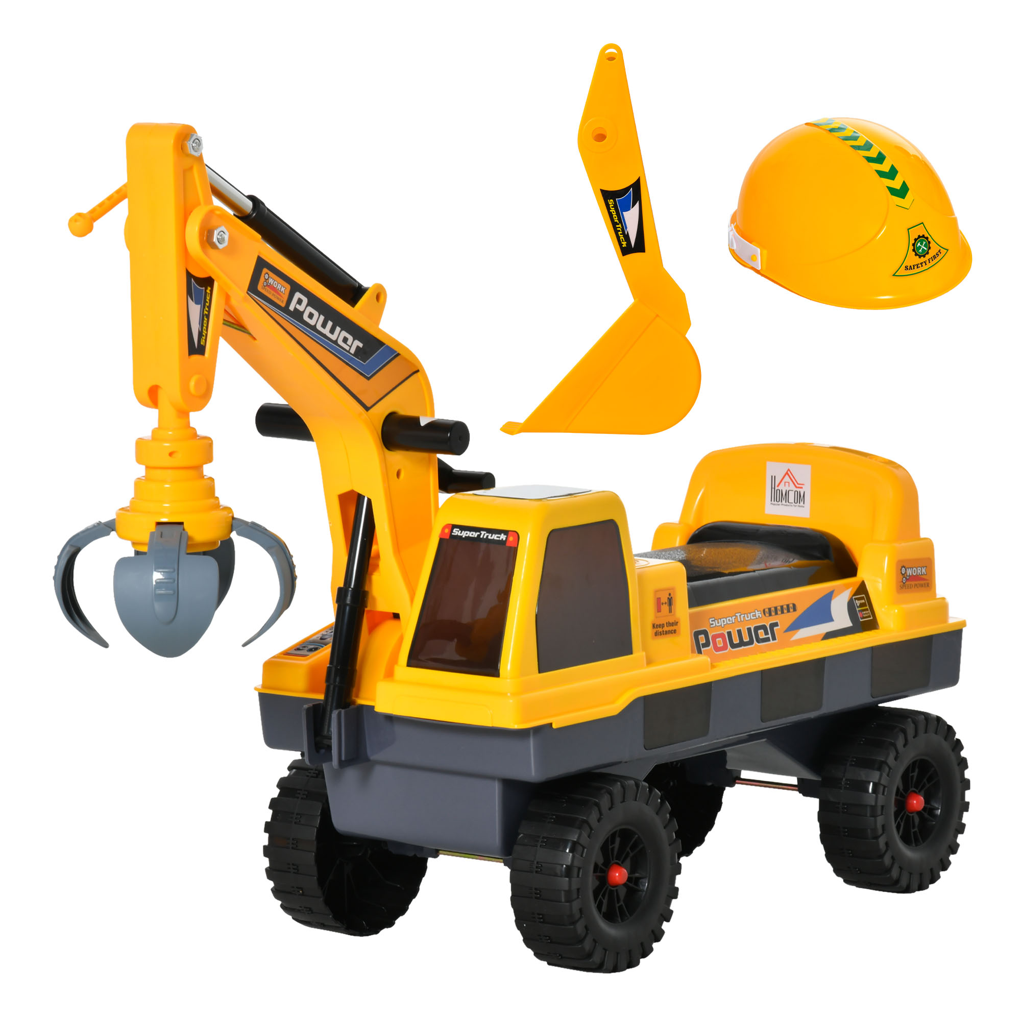 escavatore cavalcabile 2 in 1