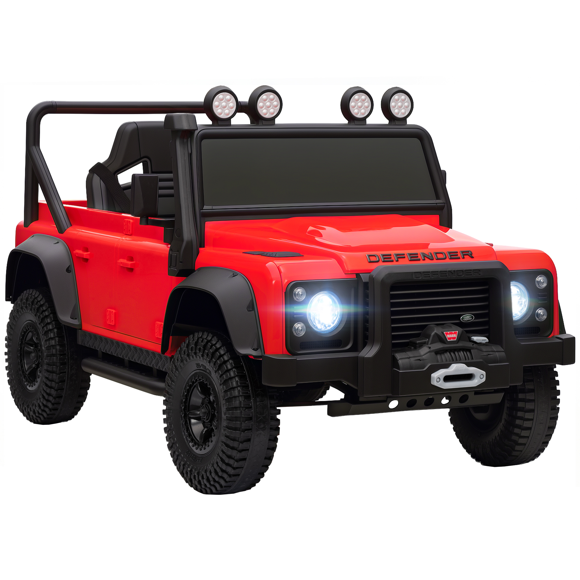 vista laterale Defender