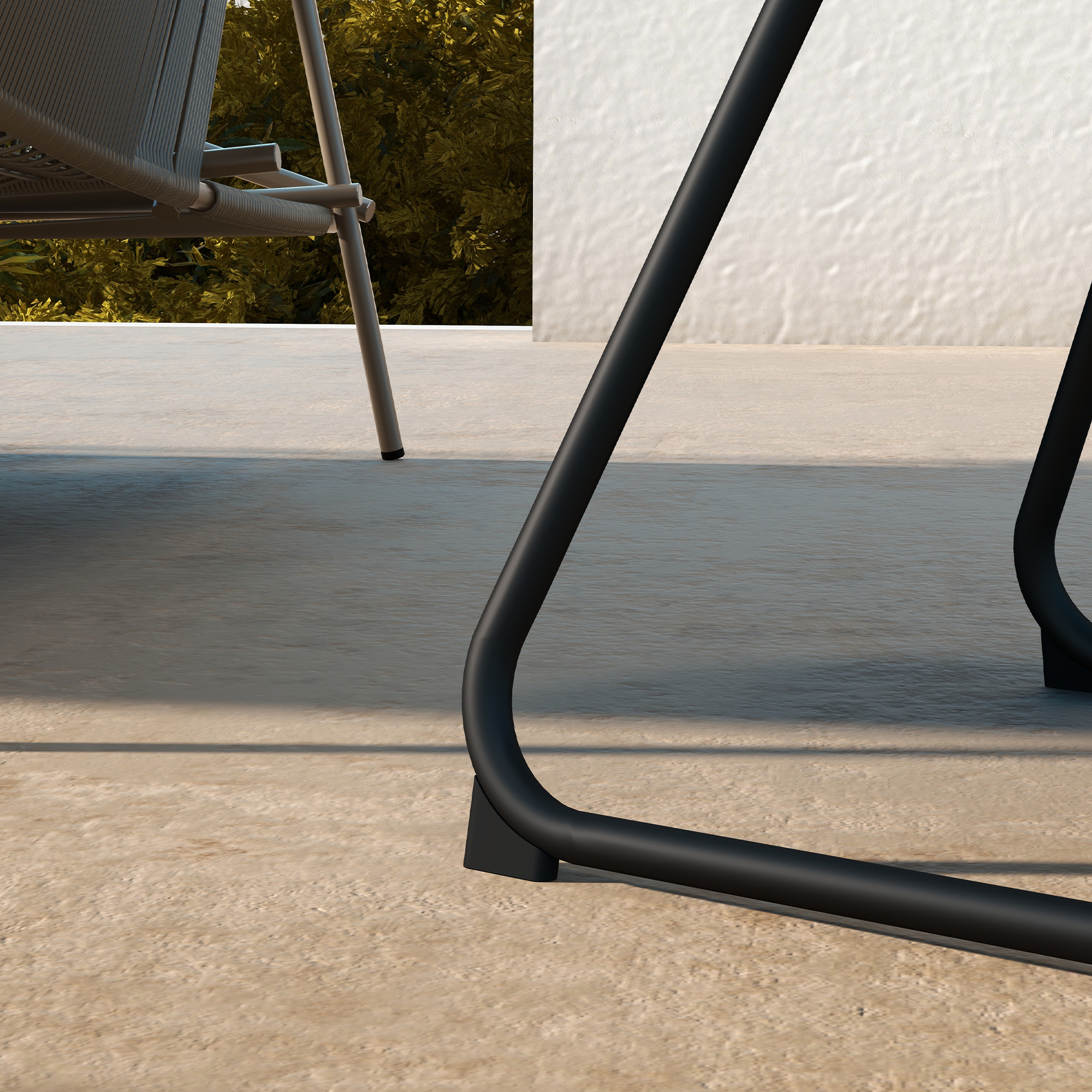 Table basse ronde exterieur metal Ø48cm - Vue 6