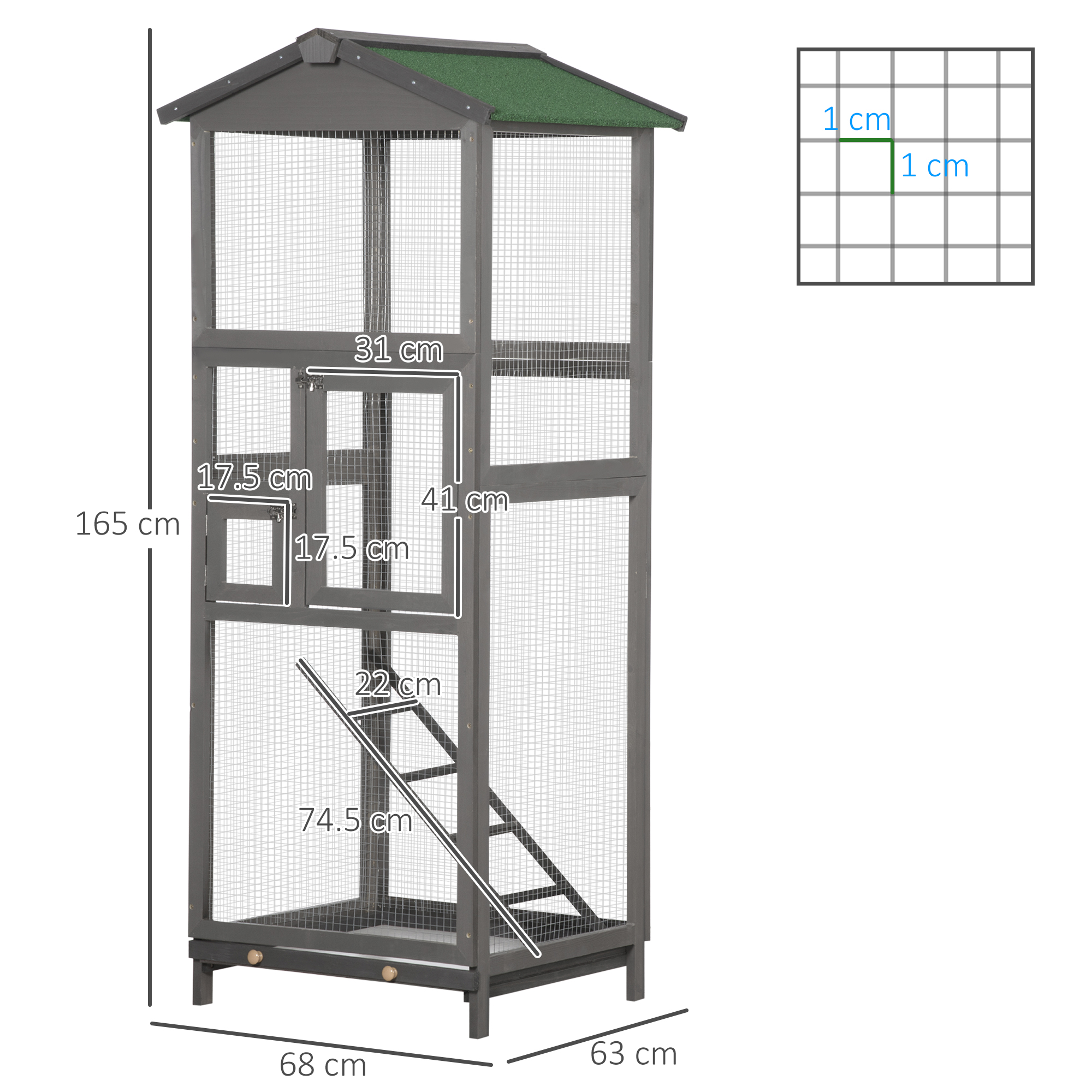 2 portes et plateau extractible