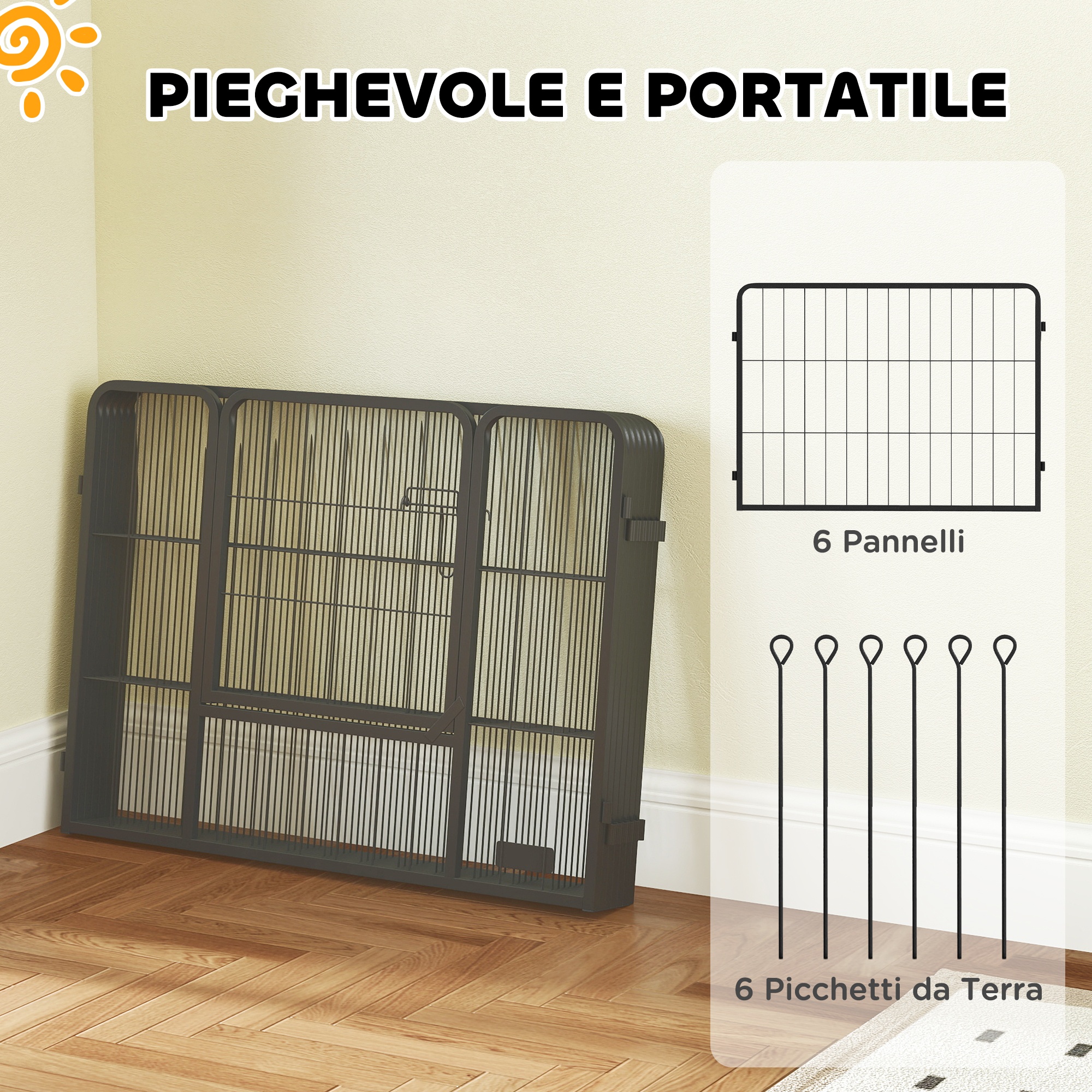 Le parc en rectangle