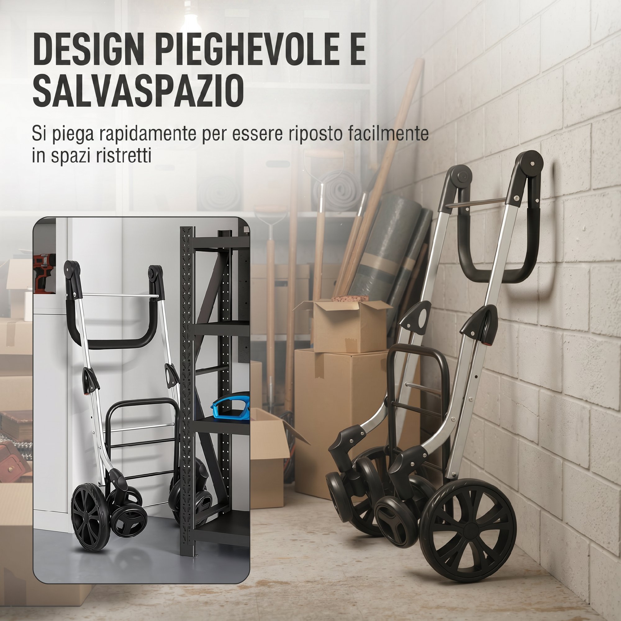 Pliable compact pour rangement maison voiture