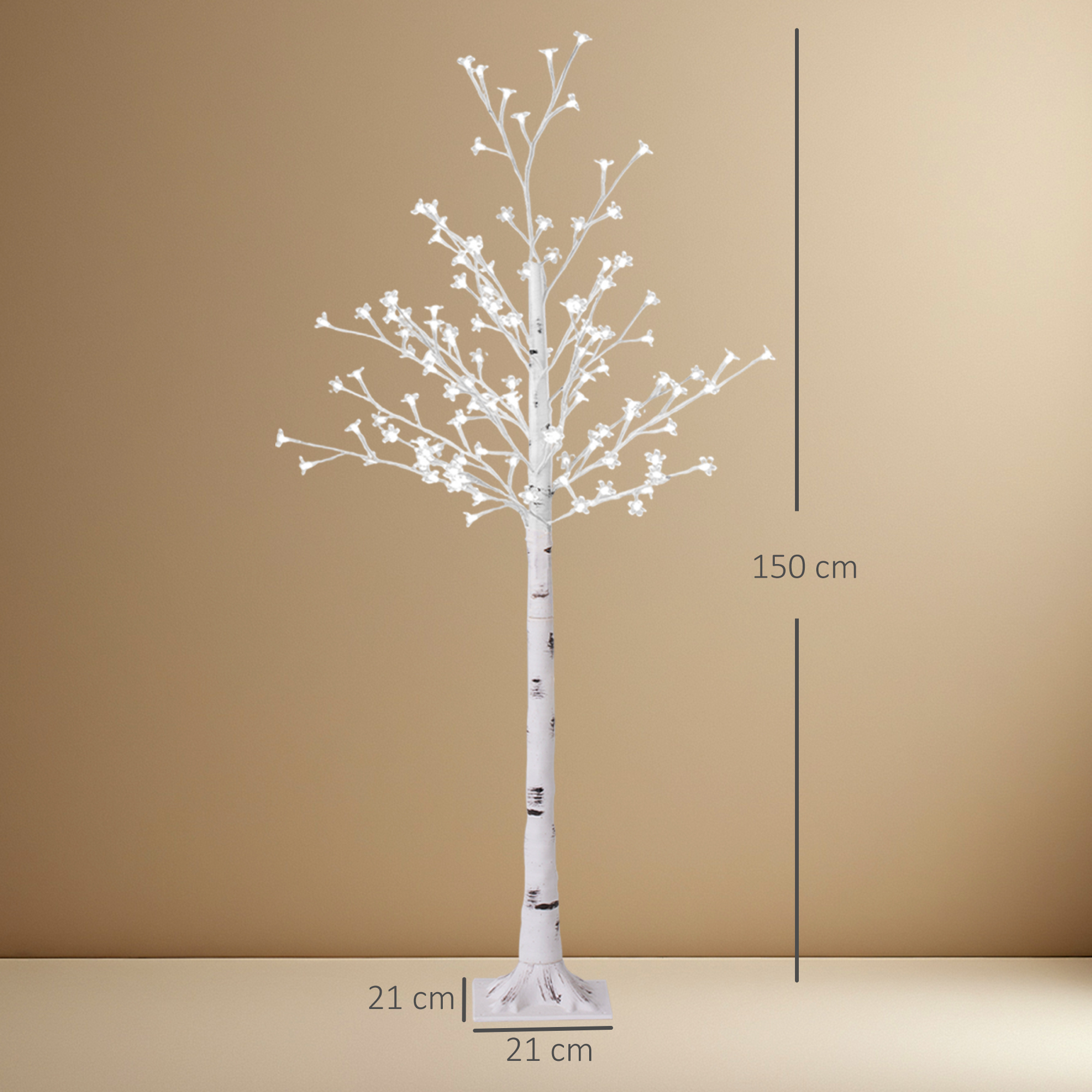 Arbre lumineux blanc