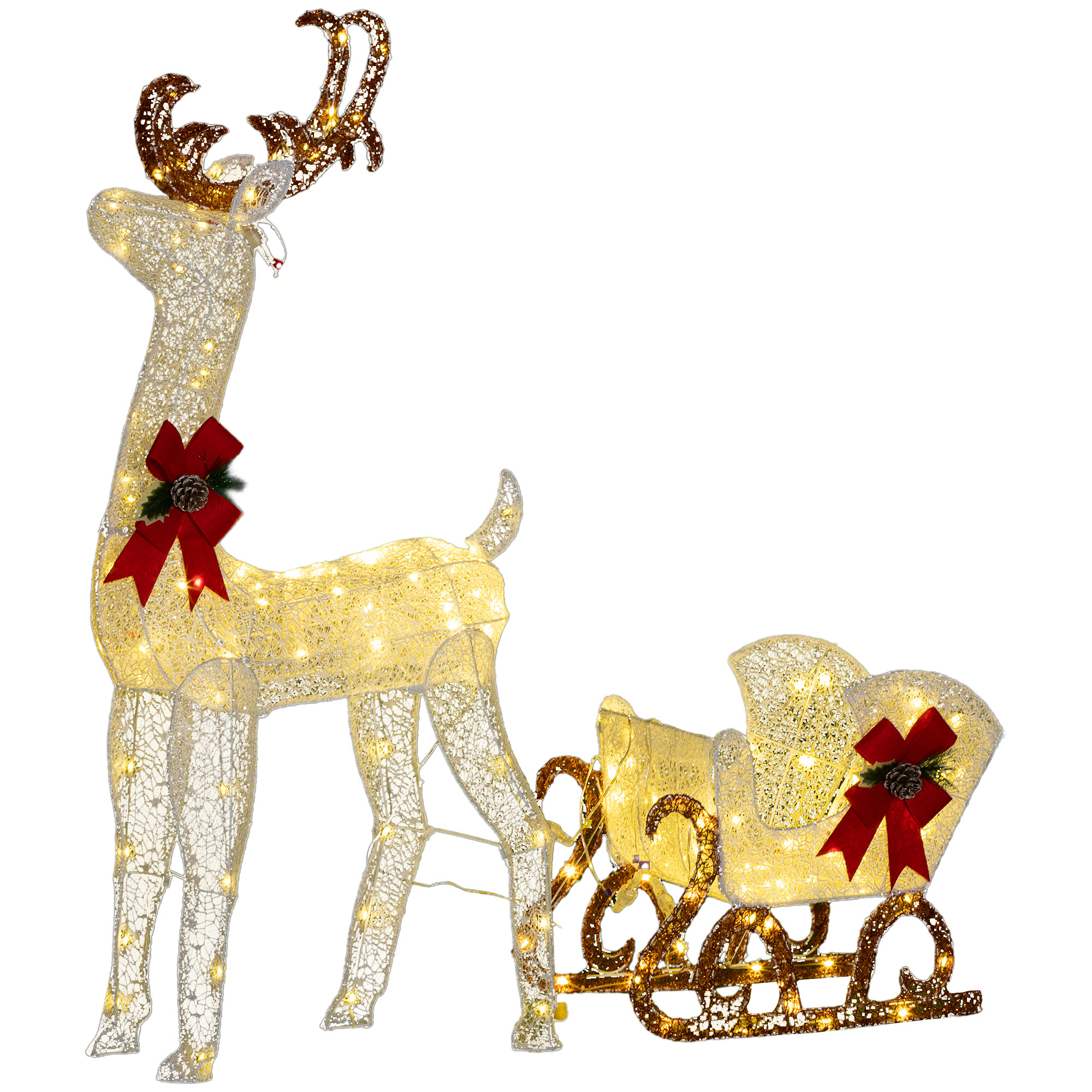 Renne de Noël LED