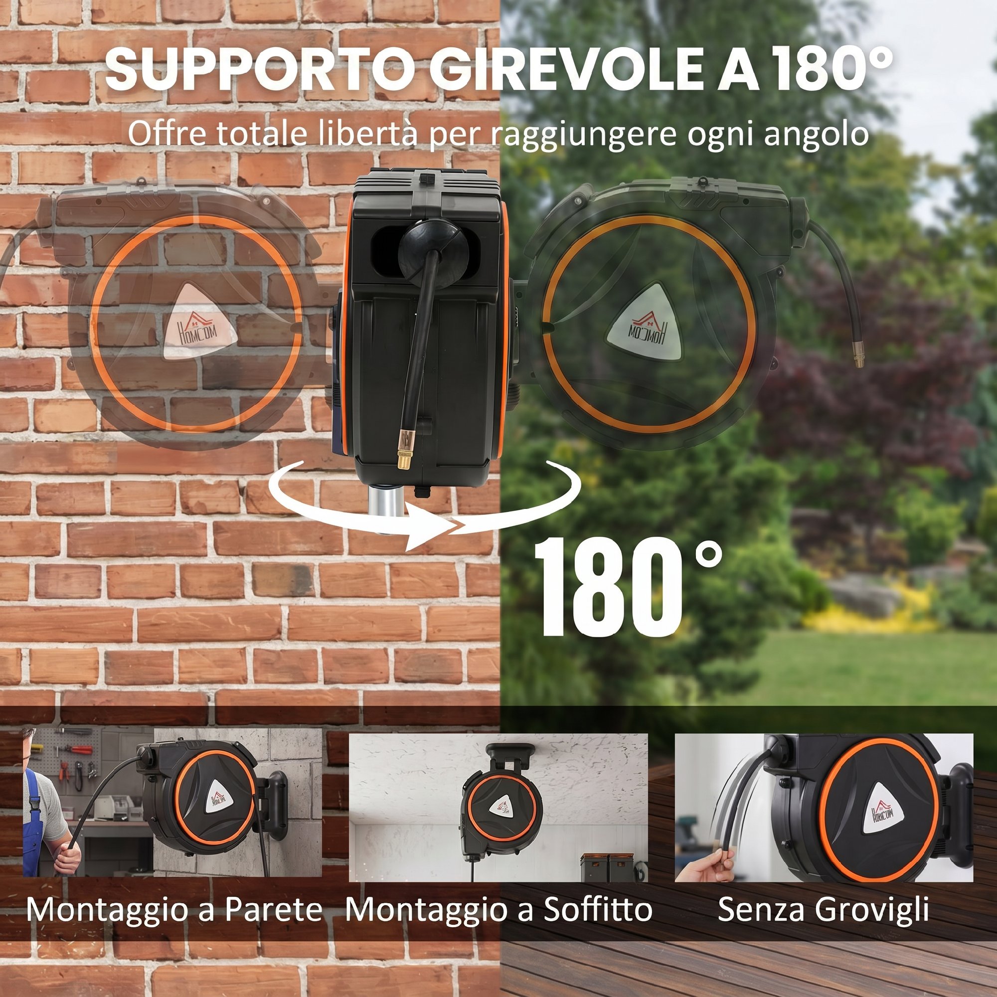 Support pivotant 180 degrés