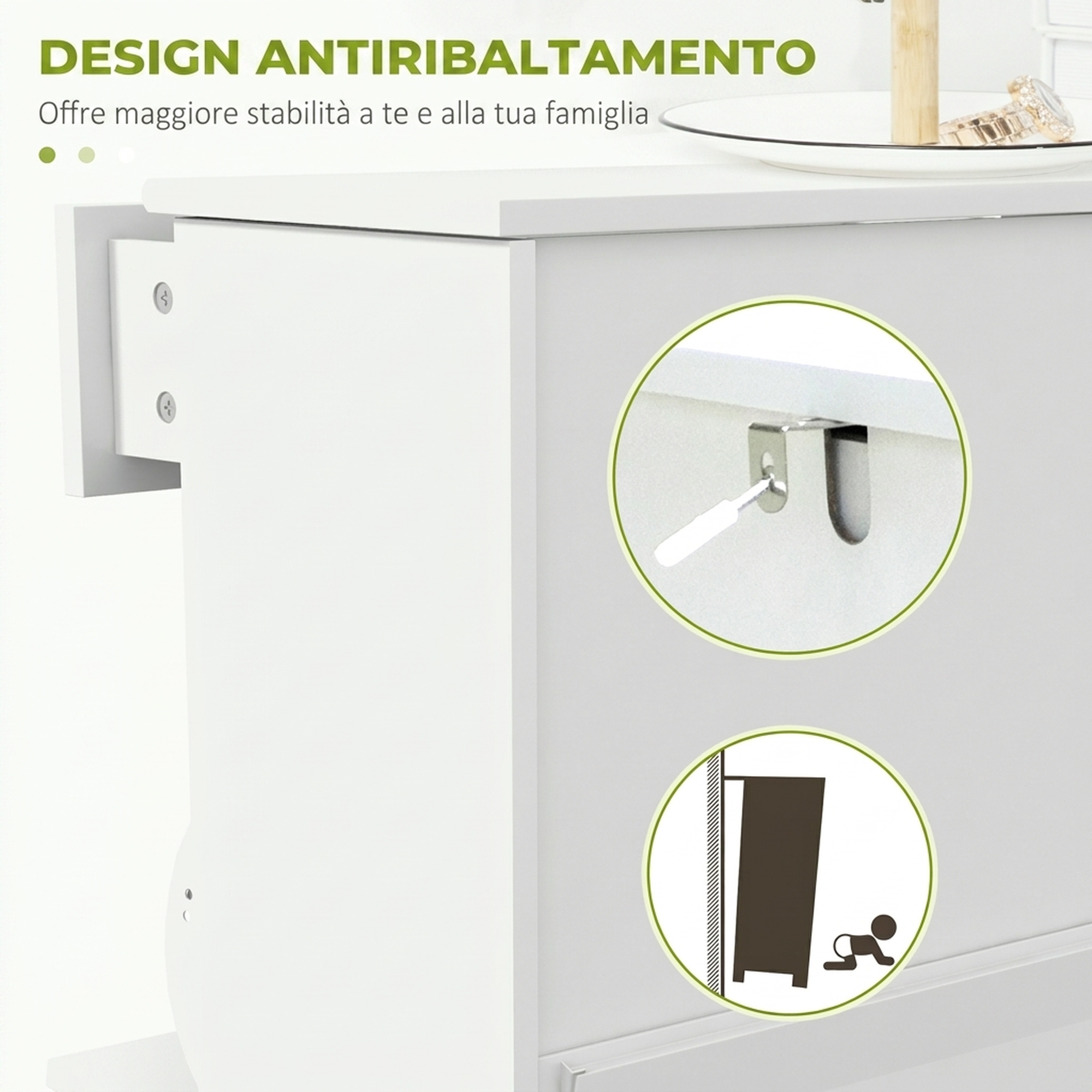 Detail etagere reglable