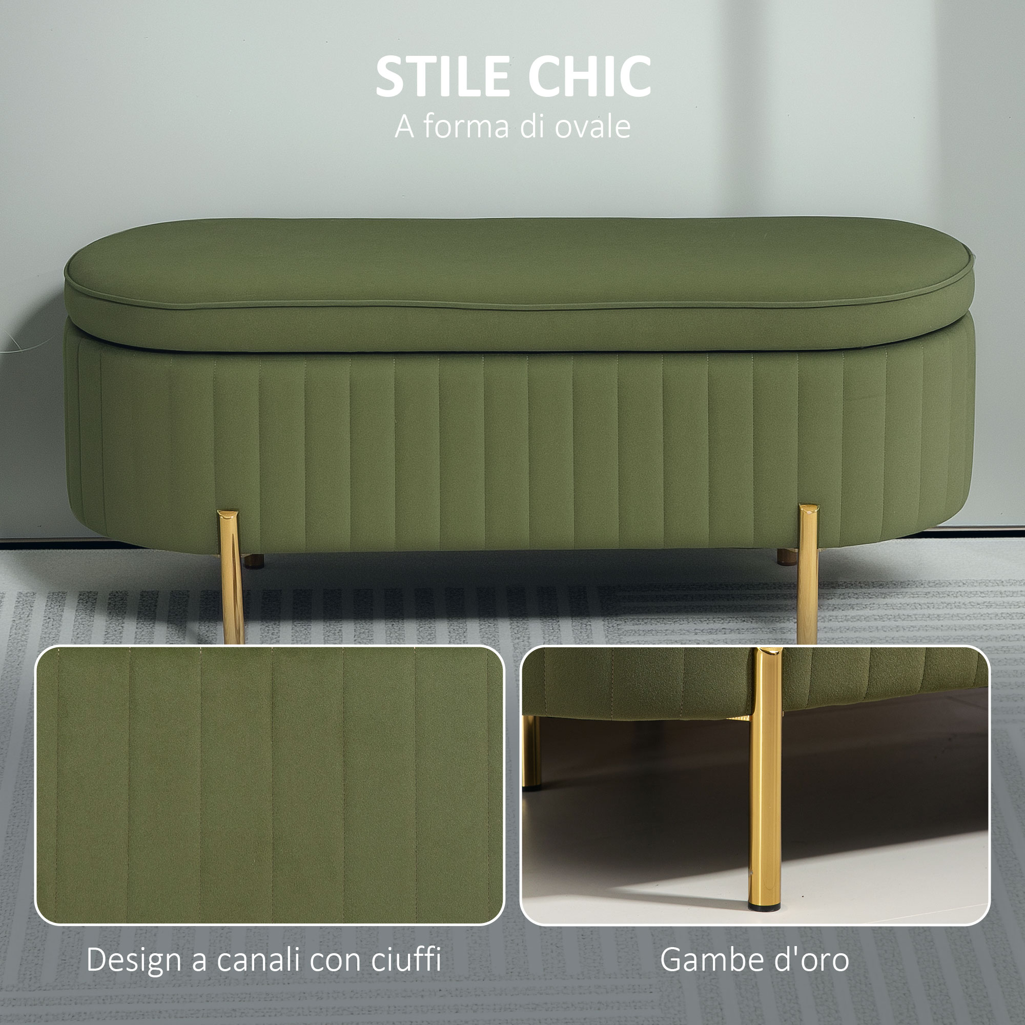 Dimensions du banc coffre