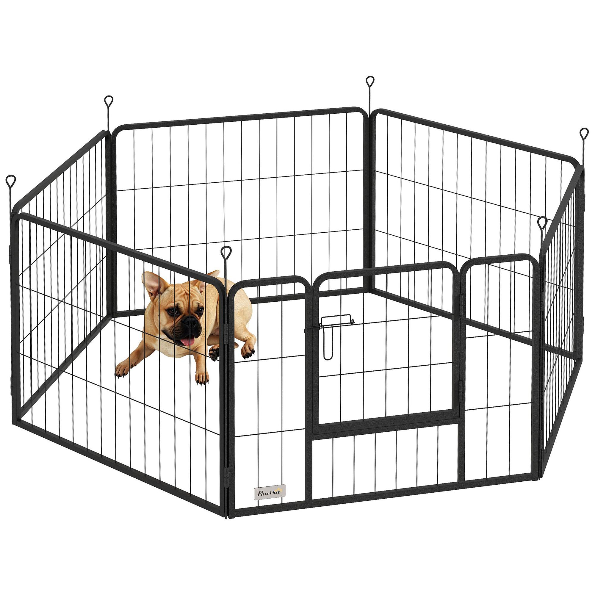 Parc pour chien 6 panneaux modulable