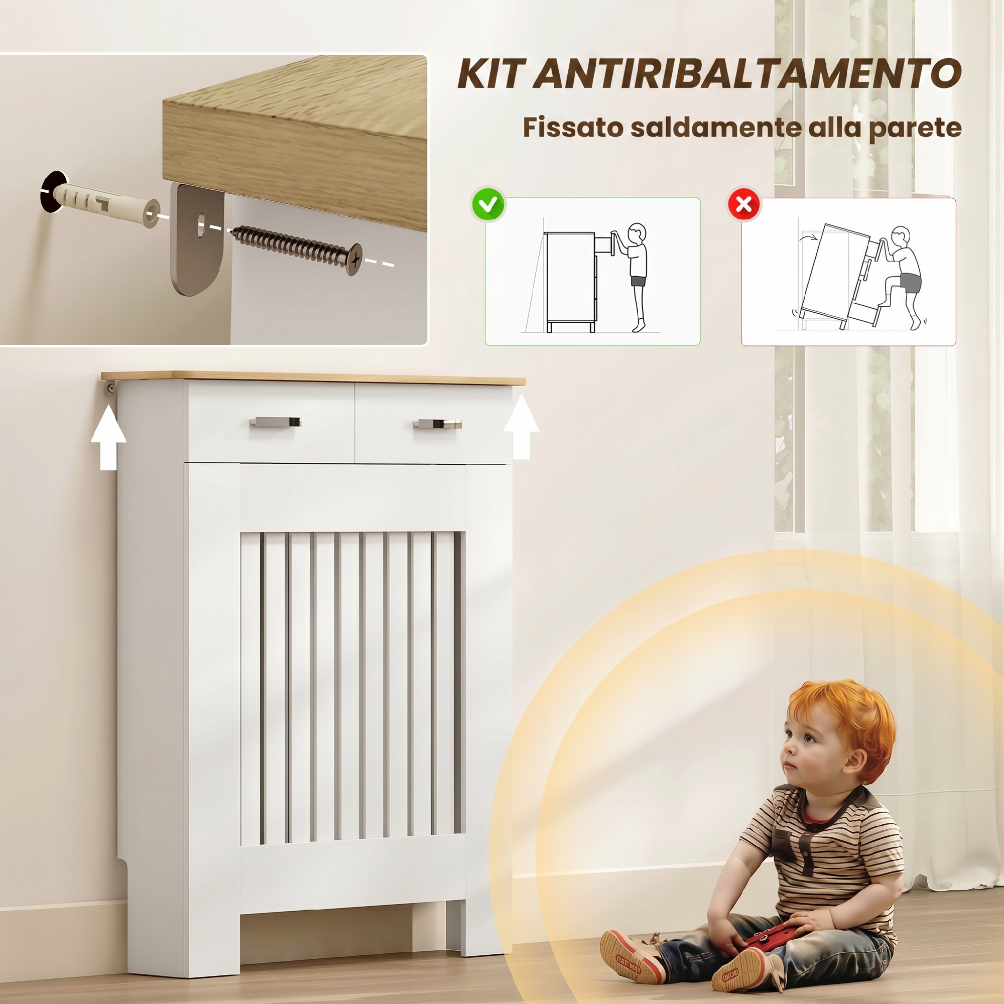 Découpes pré‑fabriquées compatibles avec les plinthes