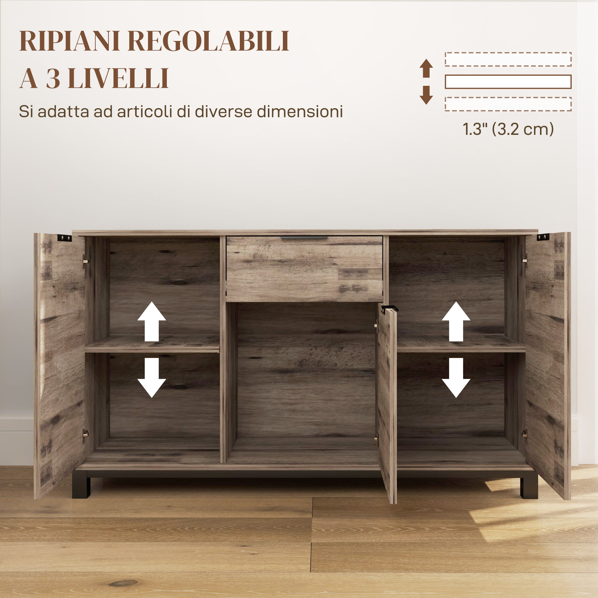 Dimensions du buffet
