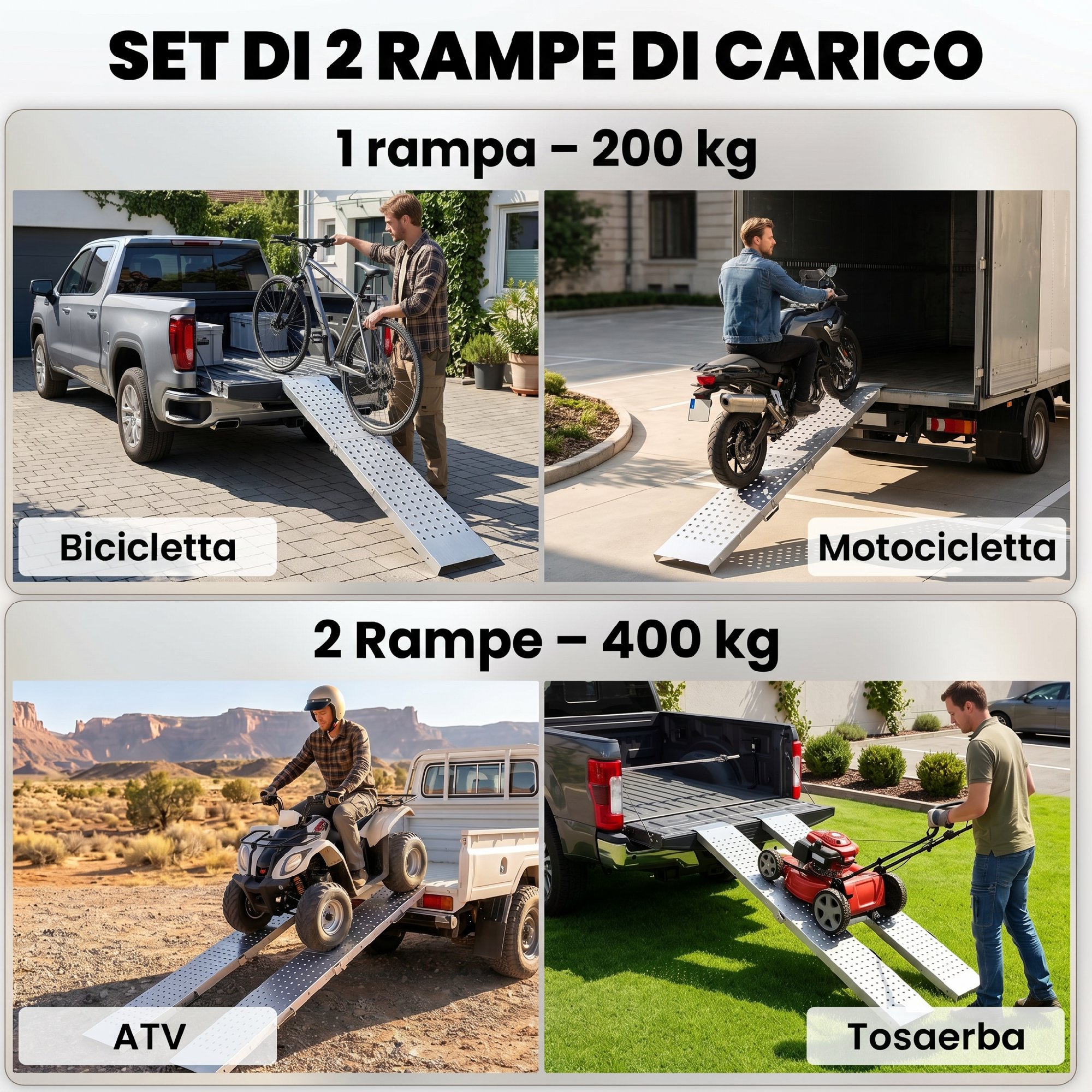 Lot 2 rampes de chargement vue générale
