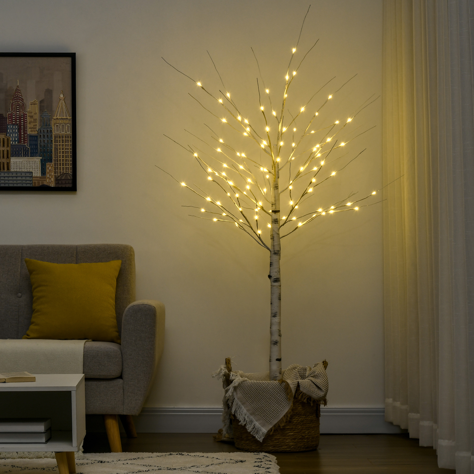 Arbre lumineux intérieur