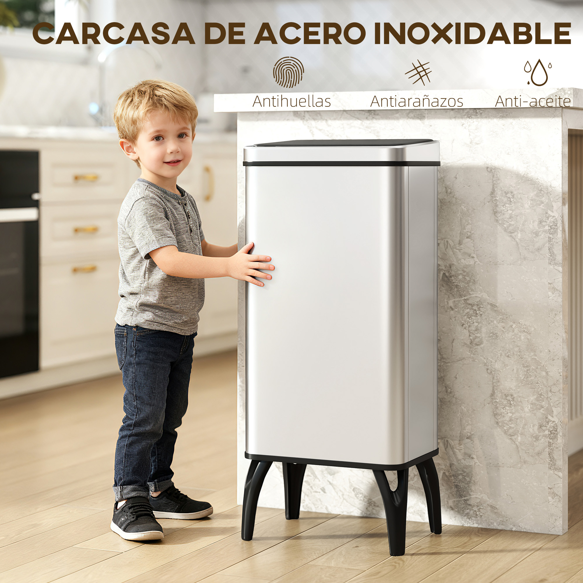 Design modulaire démontable, pieds surélevés anti‑accumulation saleté