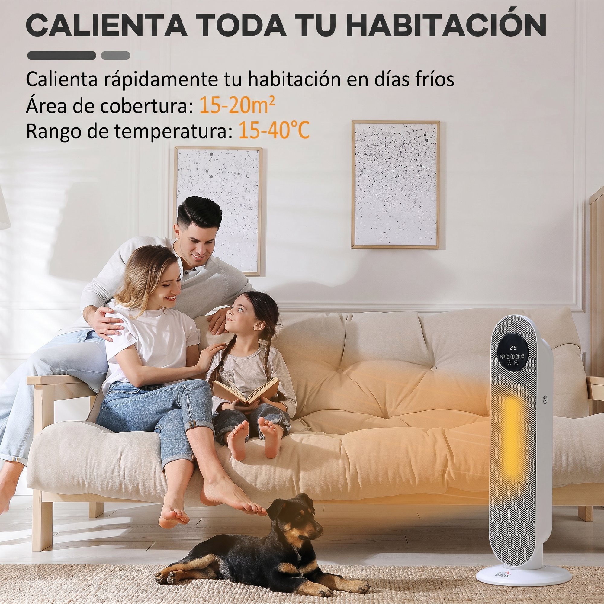 Calefactor tour céramique PTC
