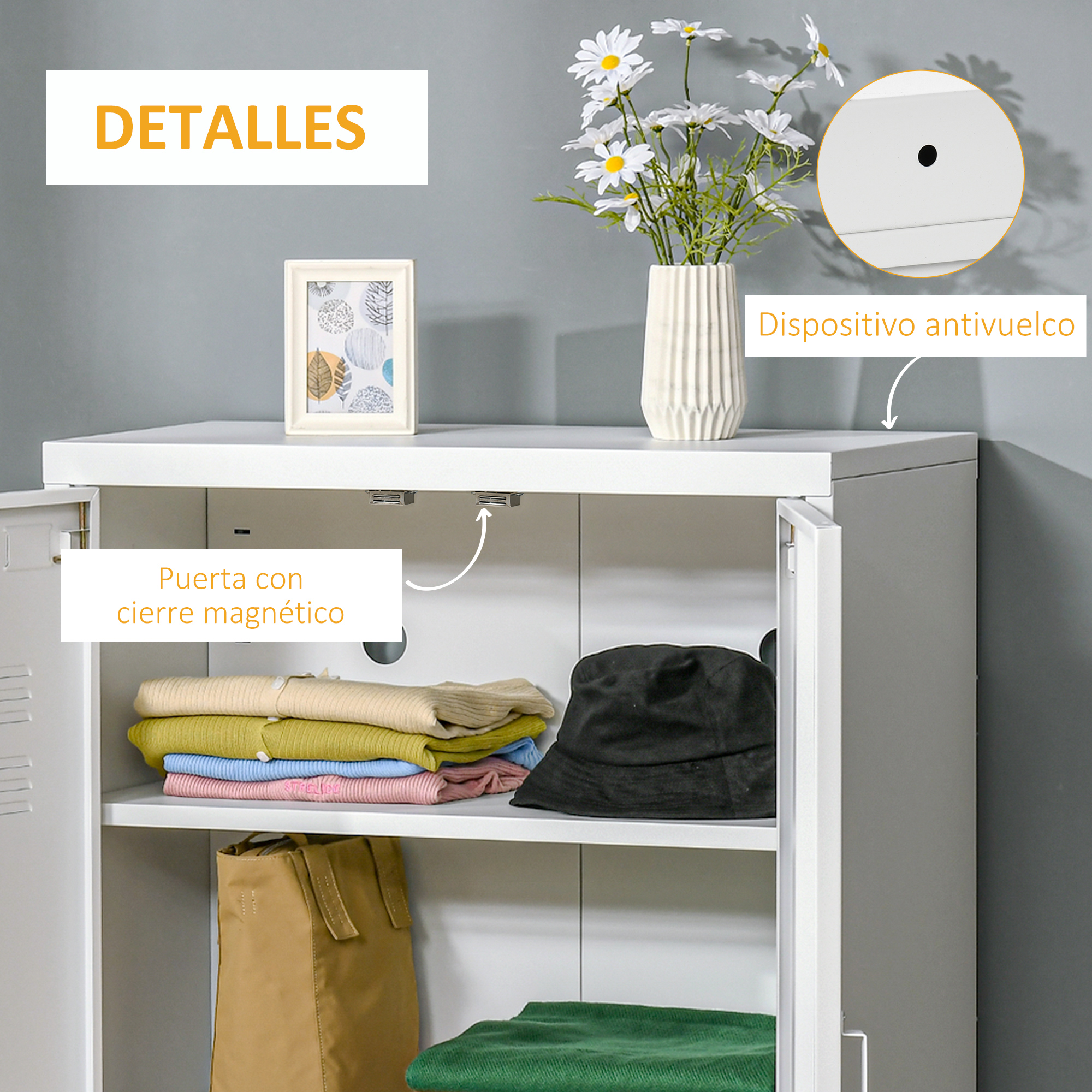 Détail des poignées
