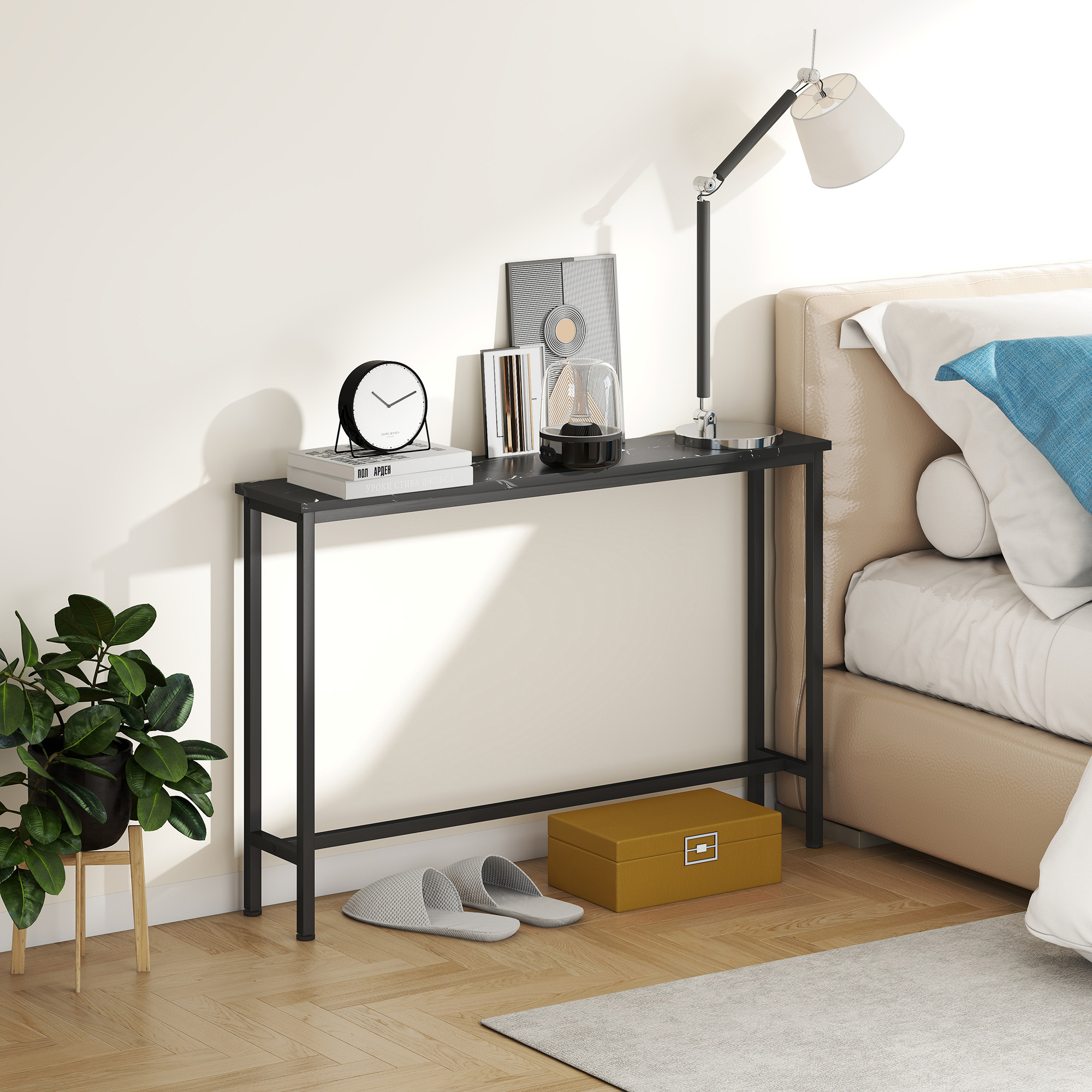 La console dans le couloir