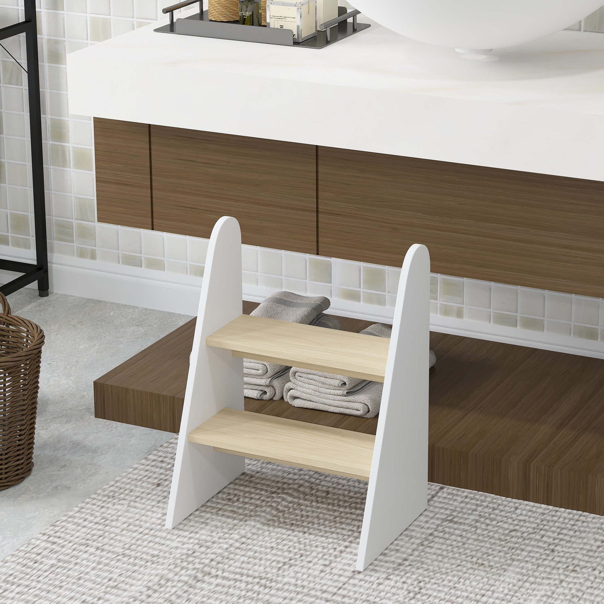Tabouret Bords Arrondis Sécurisés