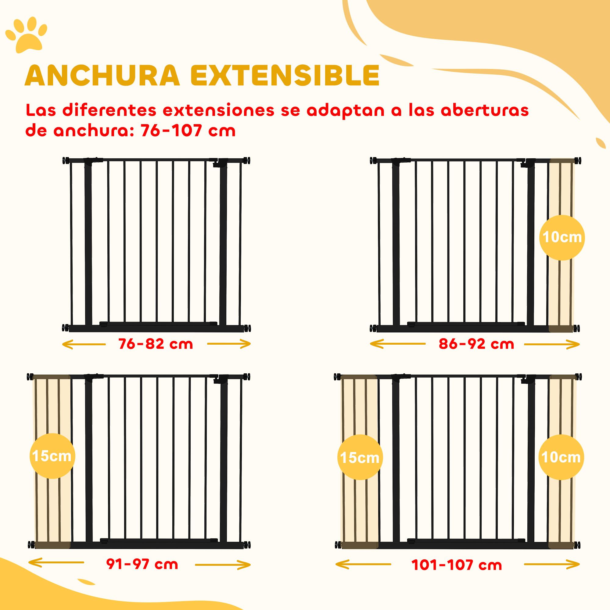 Barrera de seguridad para perros