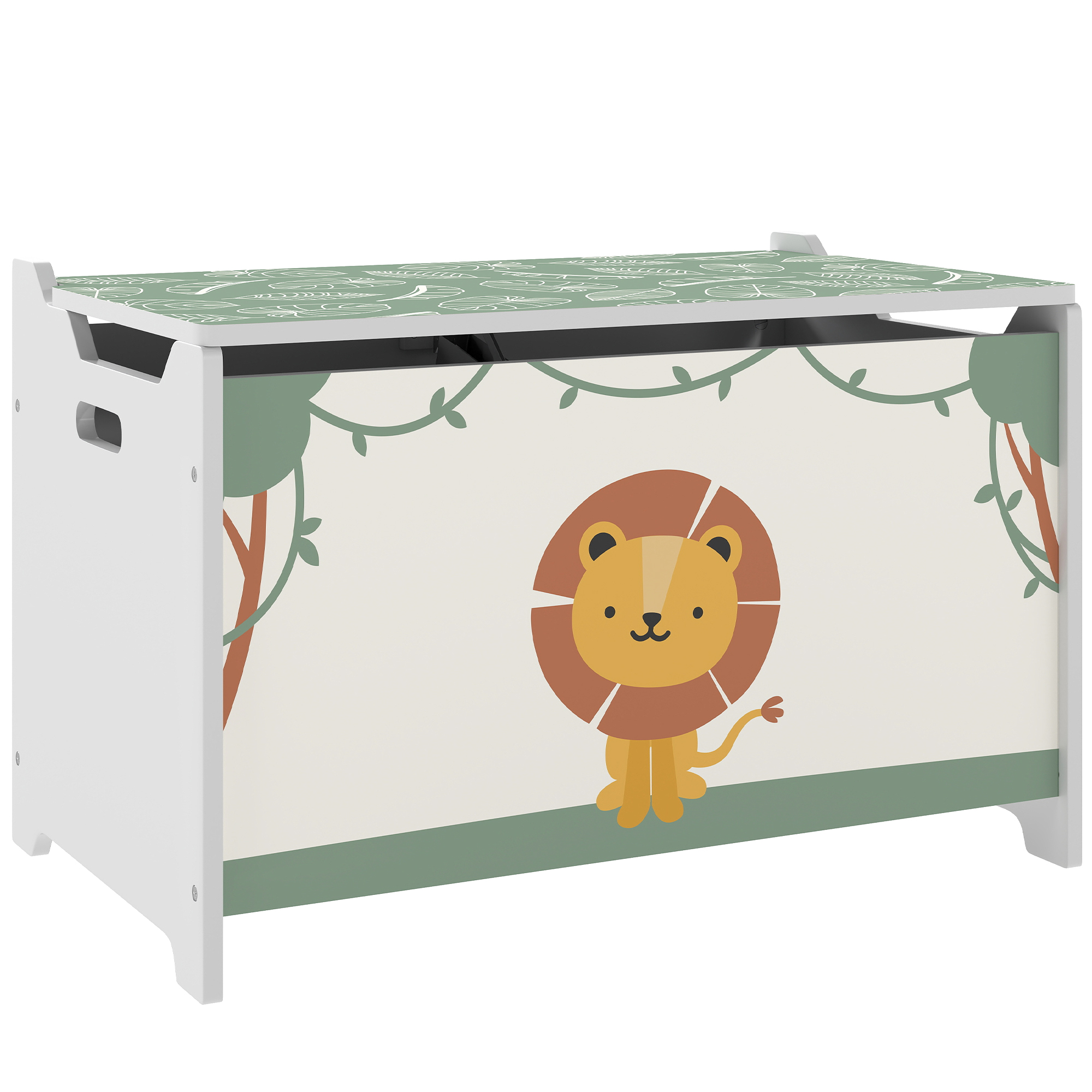 Vue d’ensemble du coffre à jouets