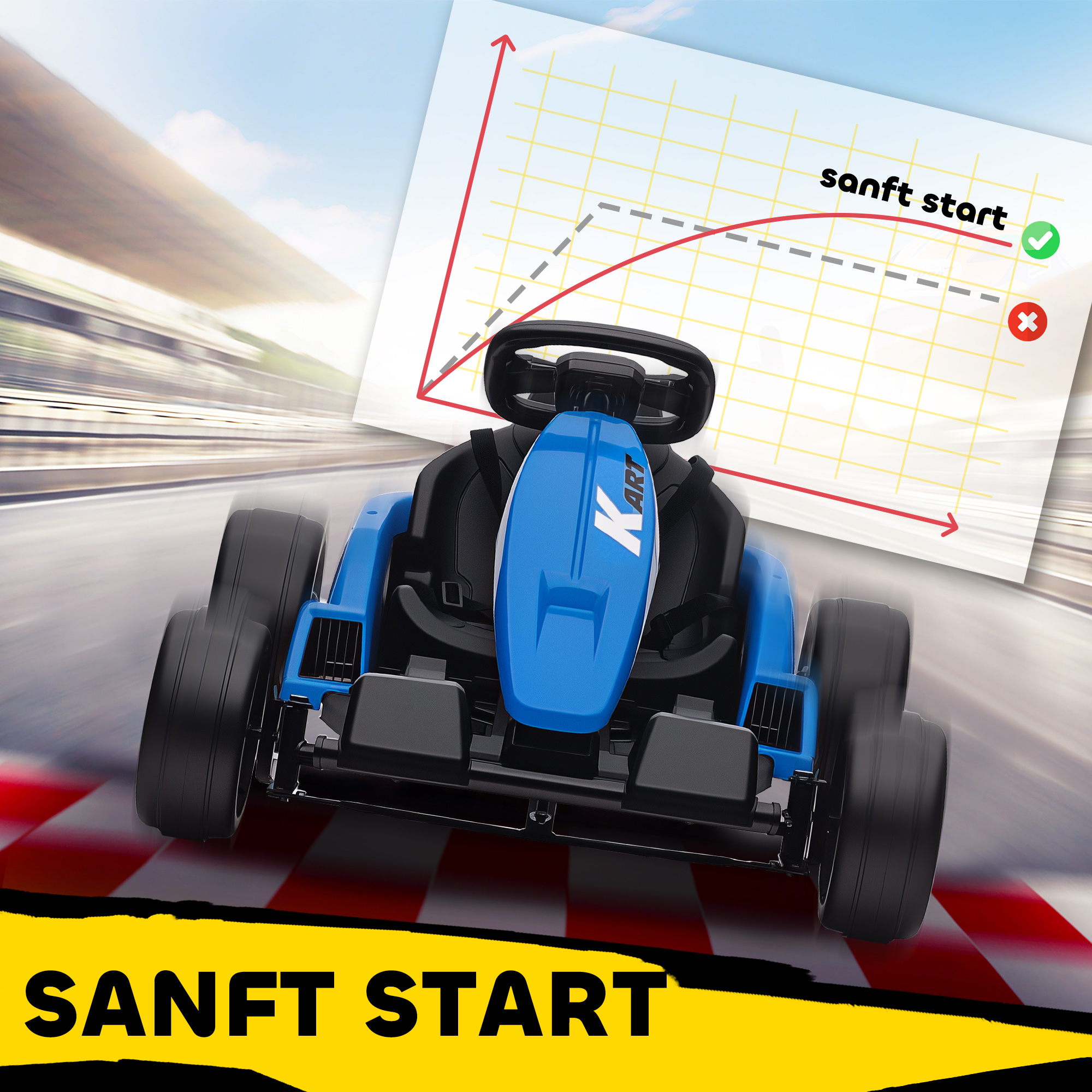 Soft start accélération progressive